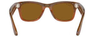 RB346 RAY-BAN META WAYFARER RW4008 670683 53 SHINY CARAMEL / BROWN POLARIZED