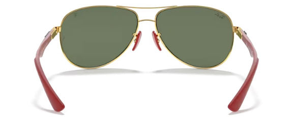 RB487 RAY-BAN FERRARI RB8313M F00871 61 GOLD / GREEN CLASSIC