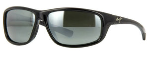 MJ186 MAUI JIM SPARTAN REEF 278-CUS 63 BLACK / NEUTRAL GREY