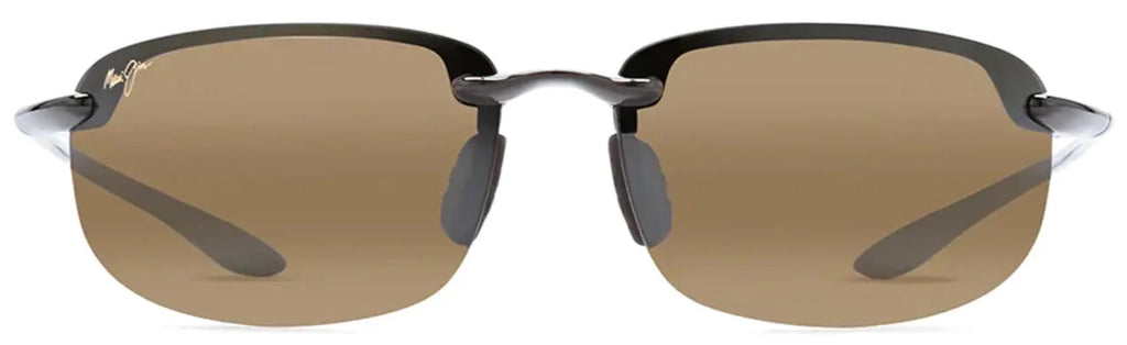 MJ415 MAUI JIM HOOKIPA H407-02 64 GLOSS BLACK / HCL BRONZE