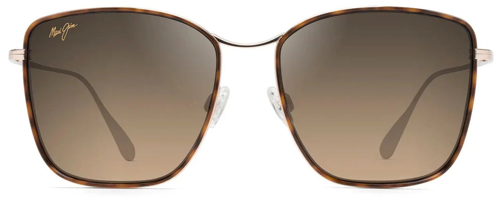 MJM050 MAUI JIM TIGER LILY HS561-10 57 DARK TOROTISE GOLD / HCL BRONZE