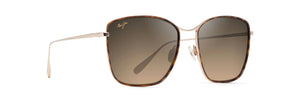 MJM050 MAUI JIM TIGER LILY HS561-10 57 DARK TOROTISE GOLD / HCL BRONZE