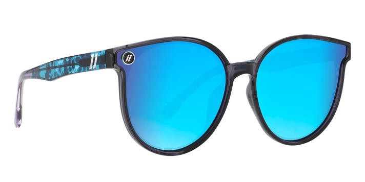 BL091 BLENDERS LEXICO LADY PACIFIC BE5404 63 CRYSTAL DARK BLUE /  BLUE MIRRORED POLARIZED