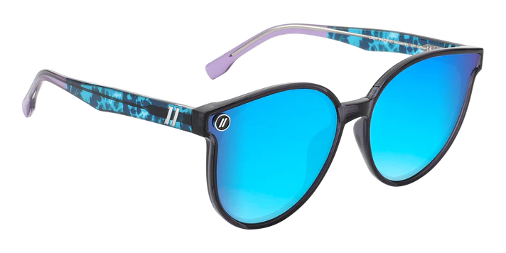 BL091 BLENDERS LEXICO LADY PACIFIC BE5404 63 CRYSTAL DARK BLUE /  BLUE MIRRORED POLARIZED