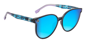 BL091 BLENDERS LEXICO LADY PACIFIC BE5404 63 CRYSTAL DARK BLUE /  BLUE MIRRORED POLARIZED