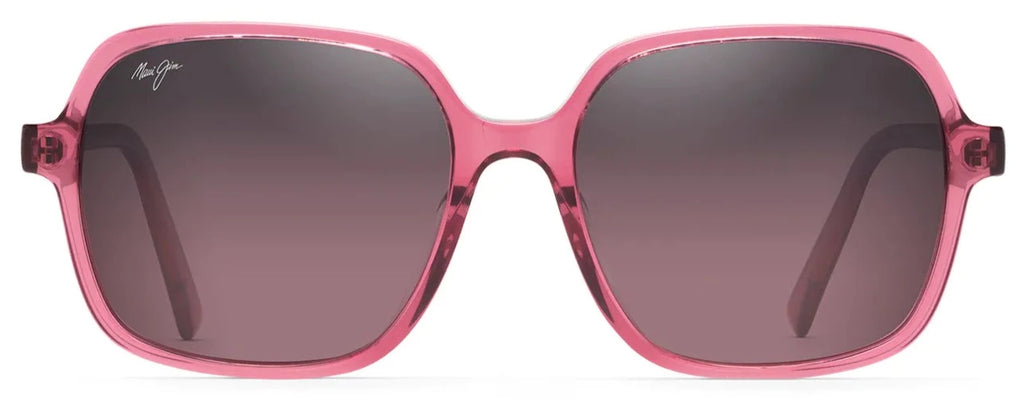 MJ474 MAUI JIM LITTLE BELL RS860-28F 55 TRANSLUCENT RASPBERRY / MAUI ROSE