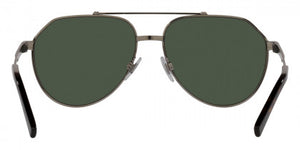 DG16 DOLCE & GABBANA DG2288 13359A 59 BRONZE  DARK GREEN POLARIZED