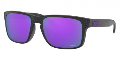 OK134 OAKLEY HOLBROOK OO9102 9102K6 55 MATTE BLACK  PRIZM VIOLET