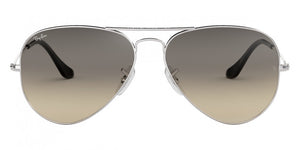 RB295 RAY-BAN AVIATOR LARGE METAL RB3025 003/32 62 SILVER / CLEAR GRADIENT GRAY