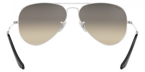 RB295 RAY-BAN AVIATOR LARGE METAL RB3025 003/32 62 SILVER / CLEAR GRADIENT GRAY