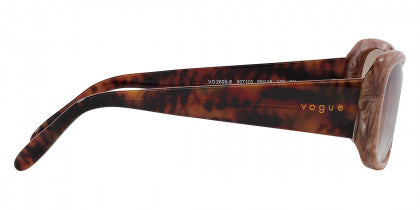 VG052 VOGUE VO2606S 307113 55 BROWN HORN  CLEAR GRADIENT BROWN