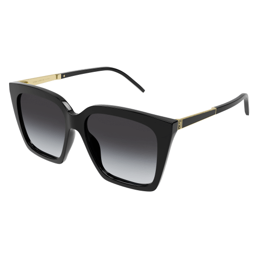 SL30 SAINT LAURENT SL M100-002 56 BLACK - GOLD - GREY