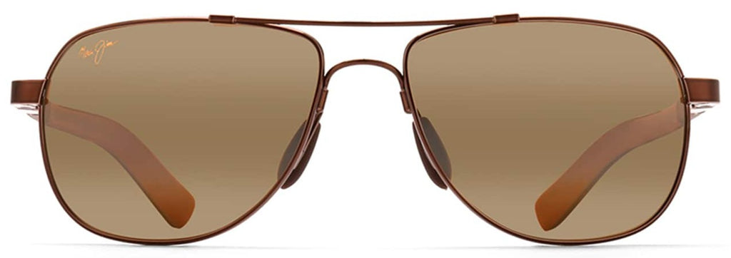 MJ327 MAUI JIM GUARDRAILS H327-23 58 METALLIC GLOSS COPPER / HCL BRONZE