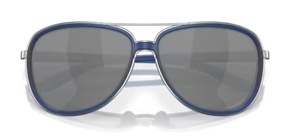 OK70 OAKLEY SPLIT TIME OO4129 412924 58 MATTE TRANSPARENT BLUE / PRIZM BLACK MIRRORED