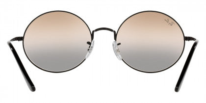 E28 RAY-BAN OVAL RB1970 002/GG 54 BLACK / PINK GRADIENT BROWN