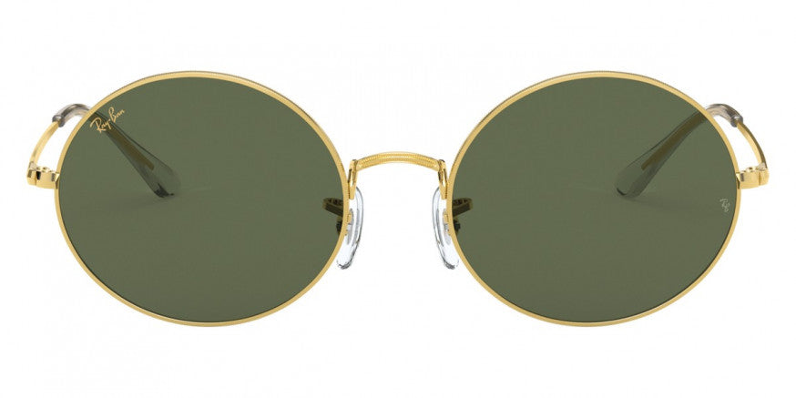 D40 RAY-BAN OVAL RB1970 919631 54 LEGEND GOLD / G-15 GREEN