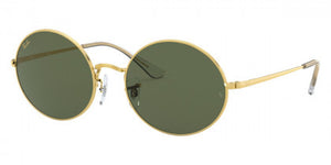 D40 RAY-BAN OVAL RB1970 919631 54 LEGEND GOLD / G-15 GREEN