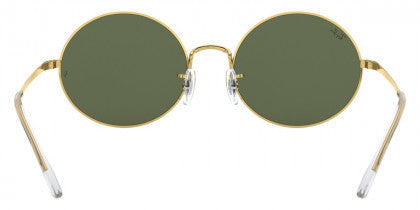 D40 RAY-BAN OVAL RB1970 919631 54 LEGEND GOLD / G-15 GREEN