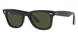 RB126 RAY-BAN WAYFARER RB2140 135831 50 BLACK / GREEN