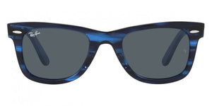 F265 RAY-BAN WAYFARER RB2140 1361R5 50  STRIPE BLUE / BLUE