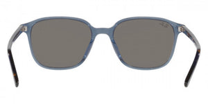 RB166 RAY-BAN LEONARD RB2193 6638O4 53 TRANSPARENT DARK BLUE / GRAY MIRRORED BLUE