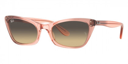 RB031 RAY-BAN LADY BURBANK RB2299 1344BG 55 TRANSPARENT PINK / BROWN VINTAGE