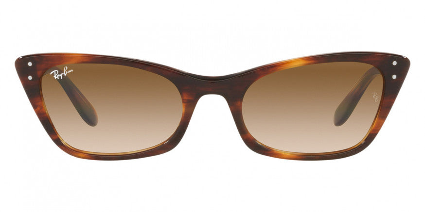 RB034 RAY-BAN LADY BURBANK RB2299 954/51 55   STRIPE HAVANA / CLEAR GRADIENT BROWN