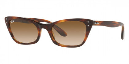 RB034 RAY-BAN LADY BURBANK RB2299 954/51 55   STRIPE HAVANA / CLEAR GRADIENT BROWN