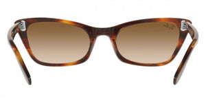 RB034 RAY-BAN LADY BURBANK RB2299 954/51 55   STRIPE HAVANA / CLEAR GRADIENT BROWN