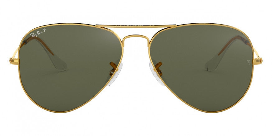 RB036 RAY-BAN AVIATOR LARGE METAL RB3025 001/58 58 ARISTA / GREEN POLARIZED