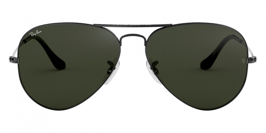 E68 RAY-BAN AVIATOR LARGE METAL RB3025 W0879 58 GUNMETAL / G-15 GREEN