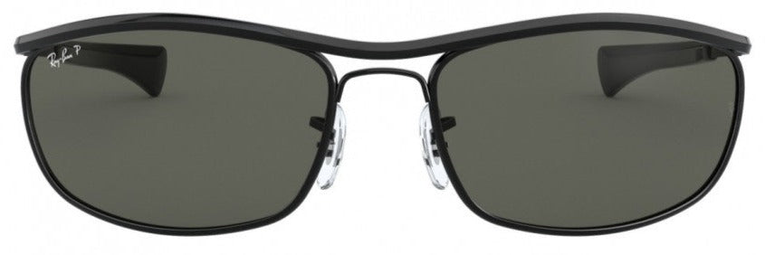 D331 RAY-BAN OLYMPIAN I DELUXE RB3119M 002/58 62 BLACK / G-15 GREEN