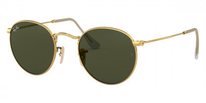 RB169 RAY-BAN ROUND METAL RB3447 001 50 ARISTA  G-15 GREEN