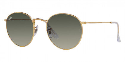 EB004 RAY-BAN ROUND METAL RB3447 001/71 53 GOLD / GRAY