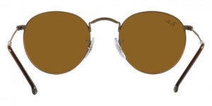 RB183 RAY-BAN ROUND METAL RB3447 922833 50 ANTIQUE GOLD / BROWN