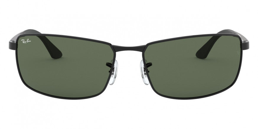 F72A RAY-BAN RB3498 002/71 64 BLACK / DARK GREEN