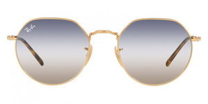 RB042 RAY-BAN JACK RB3565 001/GD 53 ARISTA / CLEAR GRADIENT BLUE