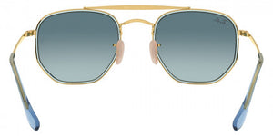 RB051 RAY-BAN THE MARSHAL Ii RB3648M 91233M 52 ARISTA / BLUE GRADIENT GRAY