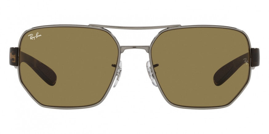 F226A RAY-BAN RB3672 004/73 60 GUNMETAL / DARK BROWN