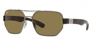 F226A RAY-BAN RB3672 004/73 60 GUNMETAL / DARK BROWN