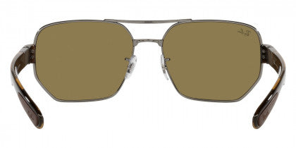 F226A RAY-BAN RB3672 004/73 60 GUNMETAL / DARK BROWN