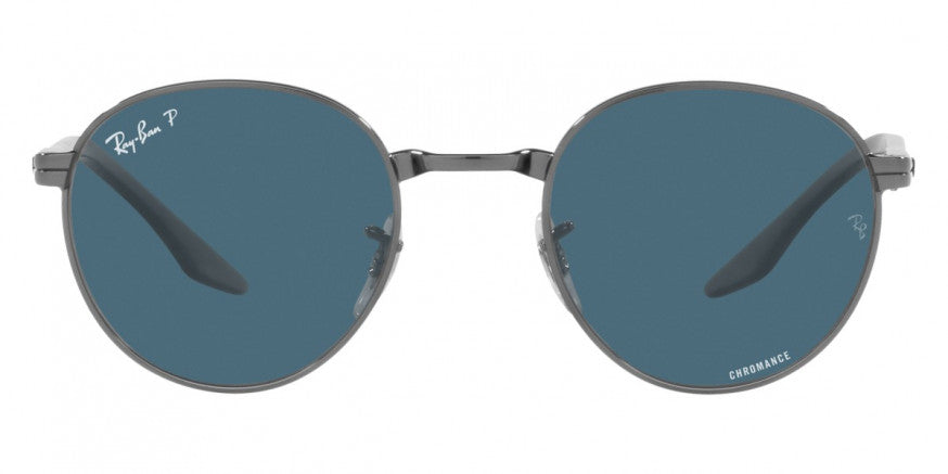 F286 RAY-BAN RB3691 004/S2 51  GUNMETAL  / BLUE POLARIZED