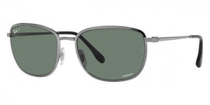 RB238 RAY-BAN RB3705 004/O9 57 GUNMETAL  GRAY POLARIZED