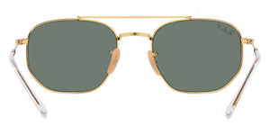 EB017 RAY-BAN RB3707 001/O9 57 GOLD  GRAY POLARIZED