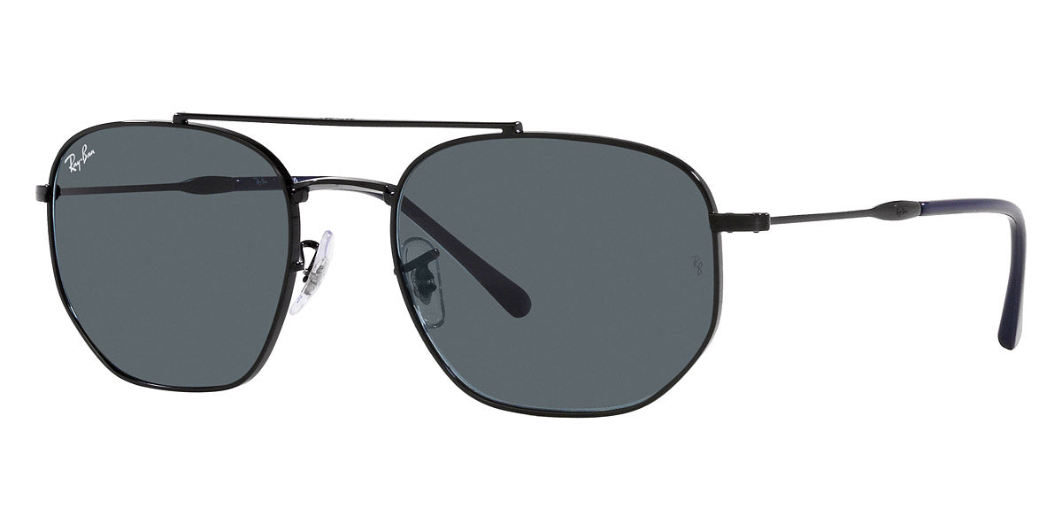 EB018 RAY-BAN RB3707 9257R5 57 BLACK  BLUE