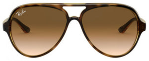 C38 RAY-BAN CATS 5000 RB4125 710/51 59 LIGHT HAVANA / CLEAR GRADIENT BROWN
