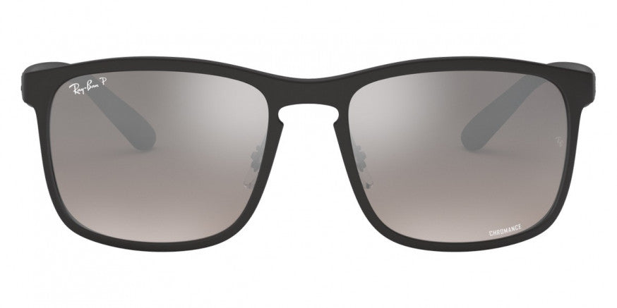 F88 RAY-BAN  RB4264 601S5J 58 MATTE BLACK / GRAY MIRRORED SILVER POLARIZED