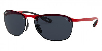 D216 RAY-BAN FERRARI RB4322M F62387 63 RED / DARK GRAY