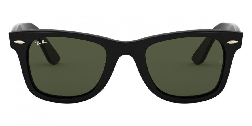 E51 RAY-BAN WAYFARER RB4340 601 50 BLACK / G-15 GREEN 601