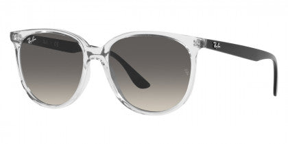 F273 RAY-BAN RB4378F 647711  TRANSPARENT / GRAY GRADIENT